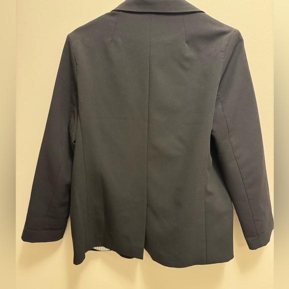 Love…ady Black Blazer with Pinstripe Lining Size M Excellent Condition - Picture 5 of 5